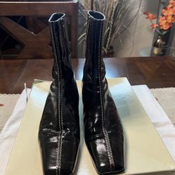 Vintage Kate Spade Patent Leather Boots 