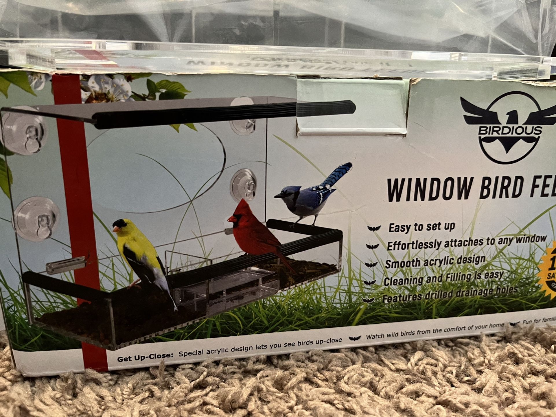 WINDOW BIRD FEEDER