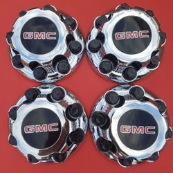 4X GMC Sierra Yukon VAN 1500 & 2500 & 3500 16" Wheel Center Caps Hub 8 LUG CAPS