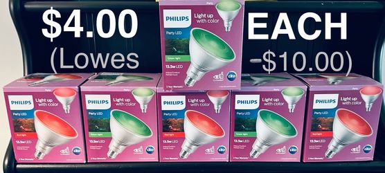 LED Floodlights 3 Green 3 Red 13.5 watts