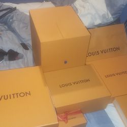Louis Vuitton Boxes, Garment And Shoe Bags