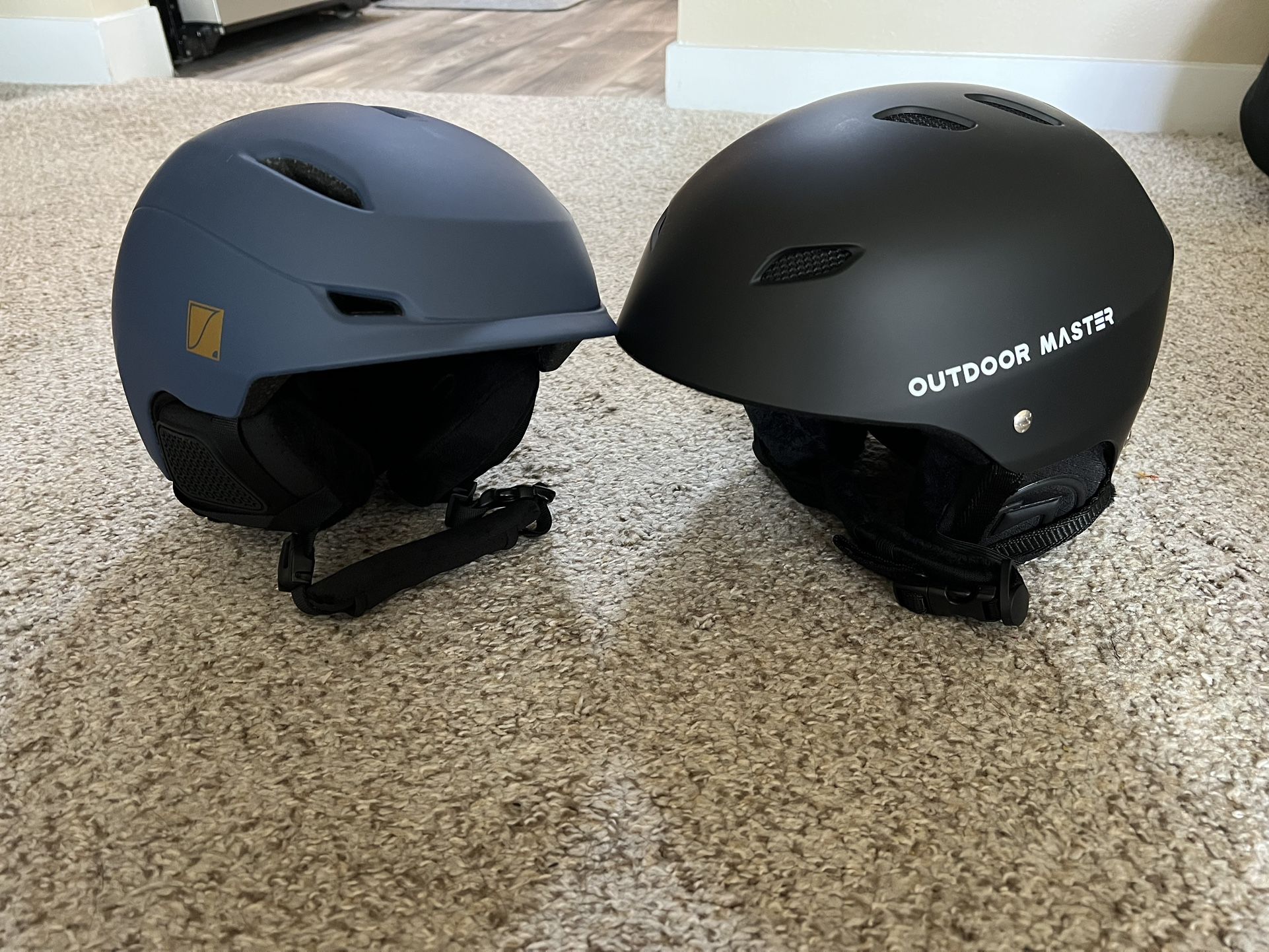 2 Ski Helmets (Medium And Small)