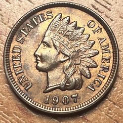 1907 Indian Head Penny