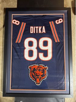Chicago Bears Coach Mike Ditka Autographed Jersey COA