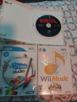 3 Nintendo Wii games $15 each