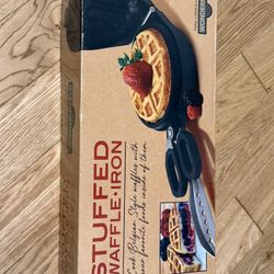 Wonderffle Stuffed Waffle Iron Belgian Waffle Maker Stove Top