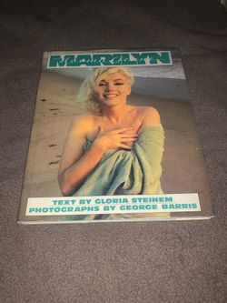 Vintage Hard Cover Book Marilyn Monroe