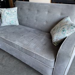 Gray Convertible Sofa Queen Sleeper