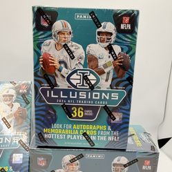 NFL Illusion Football Blaster Box Trading Cards 