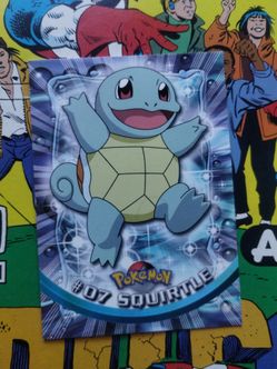 1999 Topps Pokémon TV Animation Edition #07 Squirtle trading card