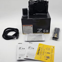 Nikon Z6III FX Format Mirrorless camera body only