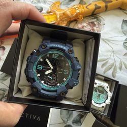 Activa Vextron 52mm Dual time watch.  New in box!