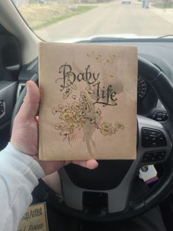 Antique Baby Book Beautiful Illustrations 