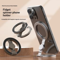 Magnetic Phone Holder Ring Stand - MagSafe Foldable Holder for Car & Home