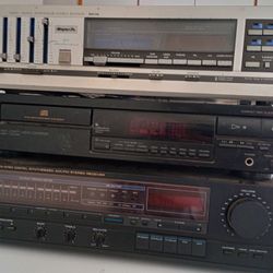 Vintage 70s And 80s Stereo Receivers And Carver Pa Amp 