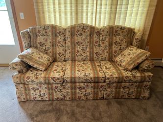 Custom upholstered couch (must purchase by 7/25)