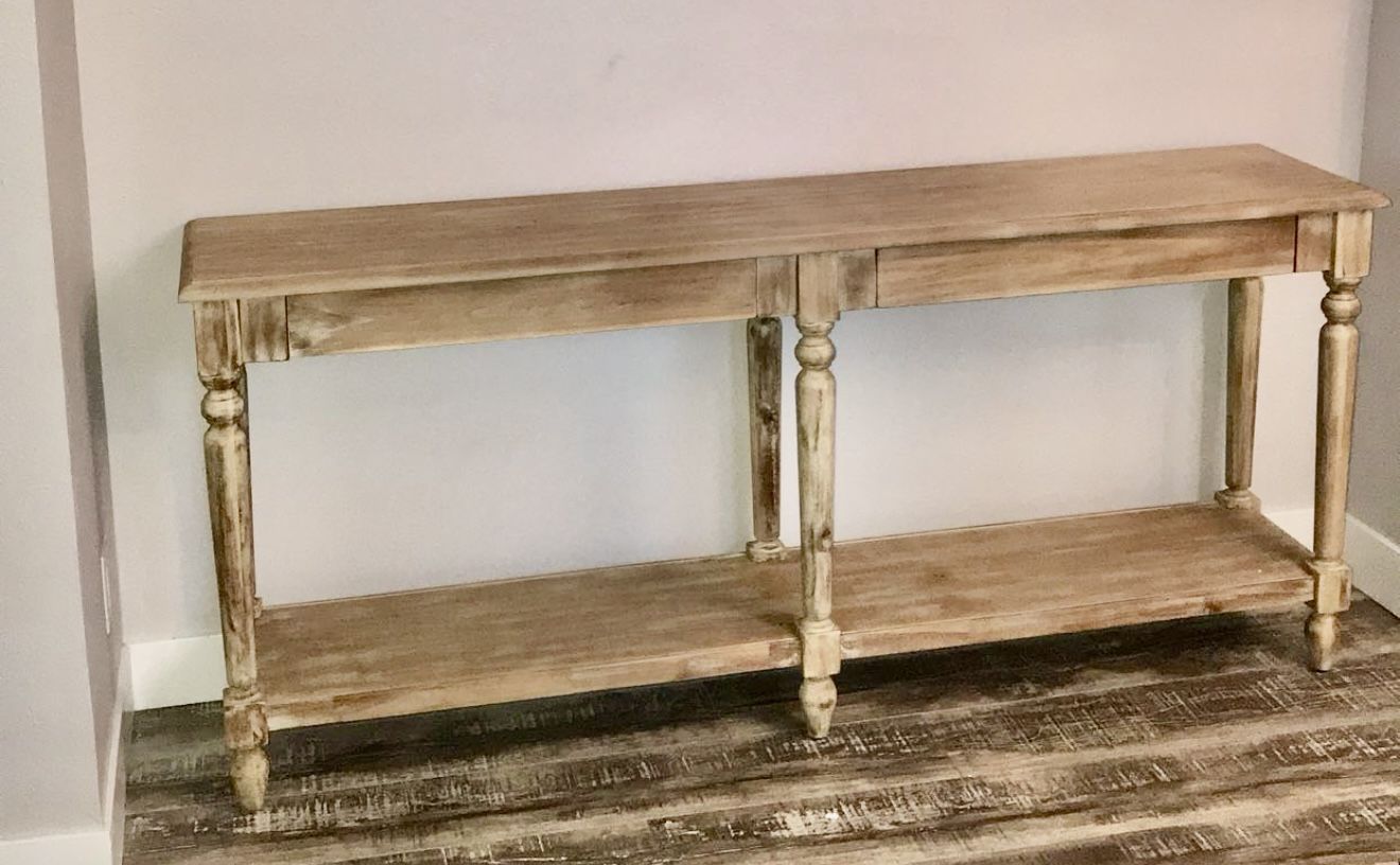 Everett Long Wood Foyer Table 