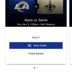Rams VS Saints 