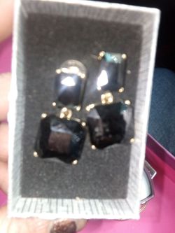 Black Sapphire earrings
