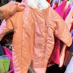 Baby Girl Snowsuit $12 New Clothes Or Shoes $5 Eac
