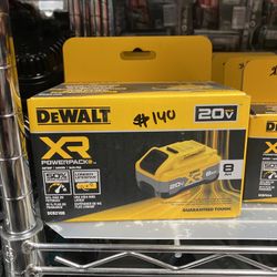 DEWALT 20-Volt MAX XR Lithium-Ion 8.0 Ah Battery Pack