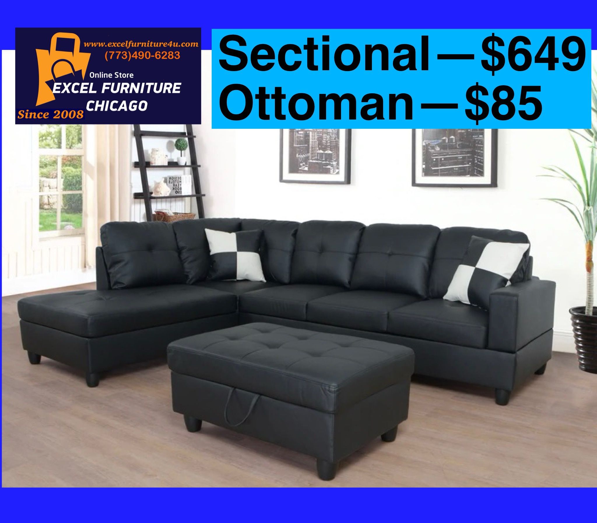 FREE DELIVERY🍀Brand New Sectional Sofa Couch