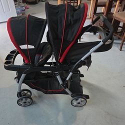 Baby Double Stroller