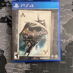 PS4 | Batman Return To Arkham
