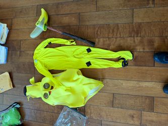 Kids Fortnite Halloween Costume Peely Banana Character Size Medium