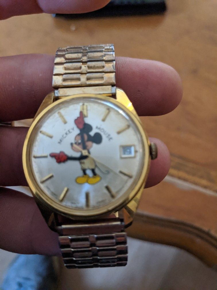Rare. Vintage Mickey Mouse Watch. Helsbrob,New Products : American Fashion Style Bags On Sale