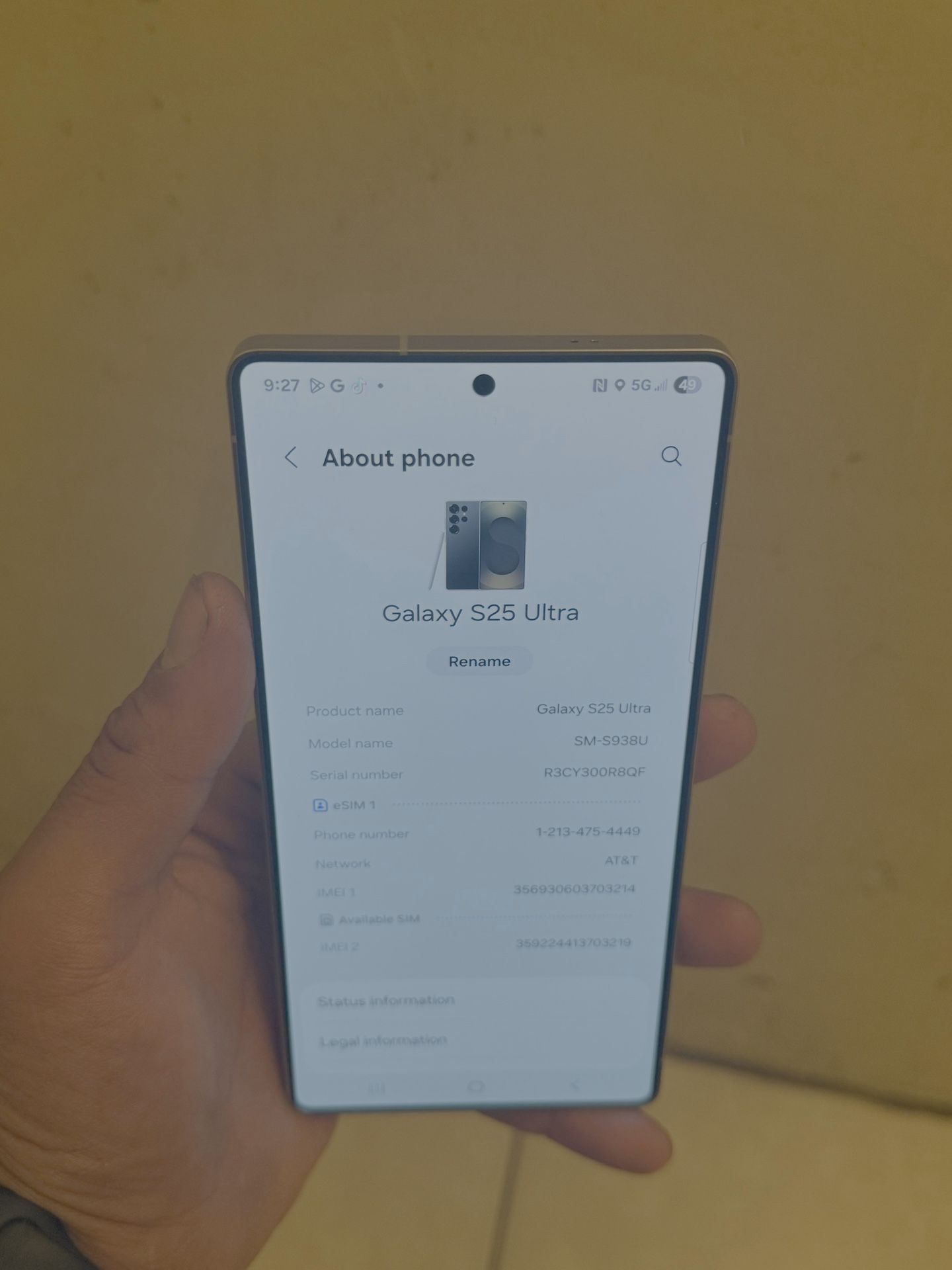 Unlocked Samsung Galaxy S25 Ultra (256 GB)