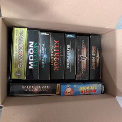 Lot Of 11 Vintage Big Box PC Games