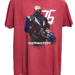 Over-watch Soldier: 76 Graphic Res T-Shirt Size Large – ThinkGeek Blizzard