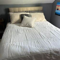 Queen Mattress & Headboard