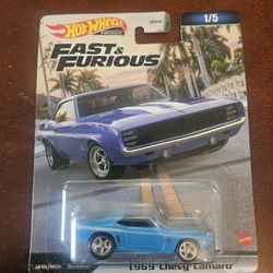 Hot Wheels Premium Fast & Furious 1969 CHEVY CAMARO