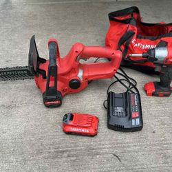 Craftsman Chainsaw And Drill 