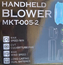 Cordless Air Blower for Leaves an Carwash