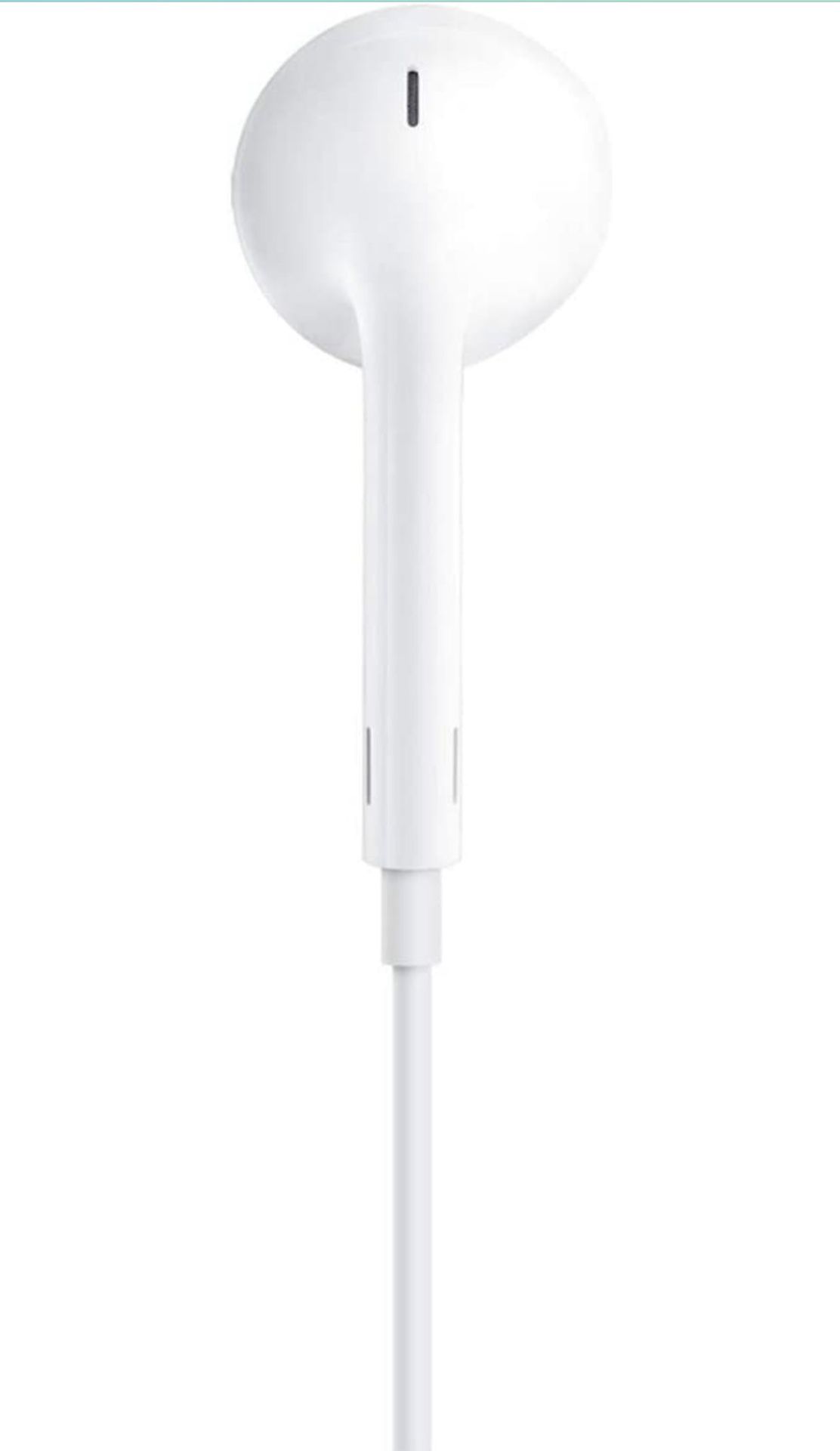 Apple EarPods Headphones with Lightning Connector. Microphone with Built-in Remote to Control Music, Phone Calls, and Volume. Wired Earbuds for iPhone