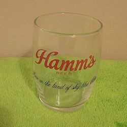 Hamm's Beer Barrel Glass, Circa 1973
