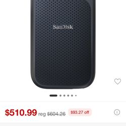 SanDisk Extreme 2tb External Solid State Drive 