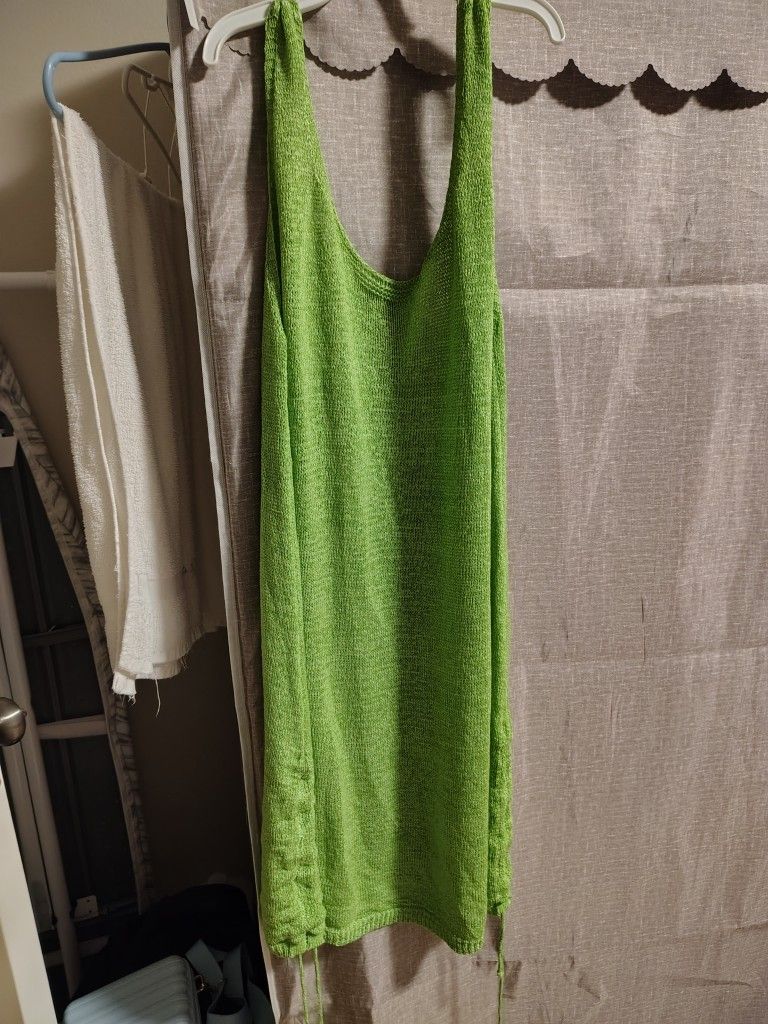 Light Green Beach Cover Up S-M