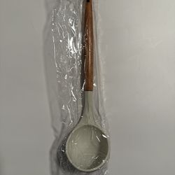 Soup Ladle with Wooden Handle – New