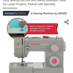 Singer 4452 Heavy Duty Sewing machine With Extension Table for
