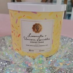 Bath & Body works Limoncello & Unicorn Sprinkle Limited Edition Scented Candle 