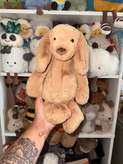 Authentic Jellycat Original Bashful Toffee Puppy