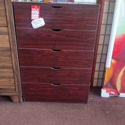 5 Drawer Cherry Chest