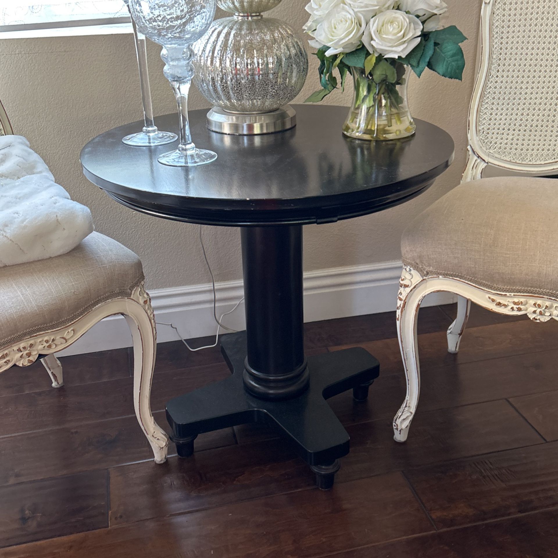 2 Chocolate Brown End Tables 