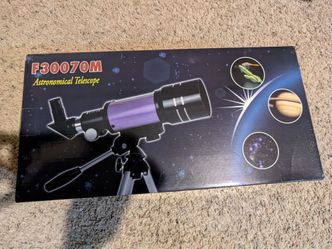 Brand New in Box: F30070M Astronomical Telescope with Tripod