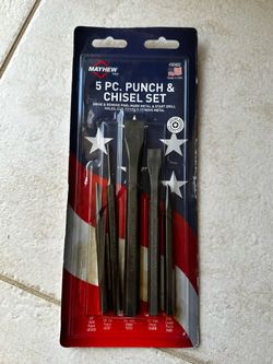 Mayhew 5 piece punch and chisel set