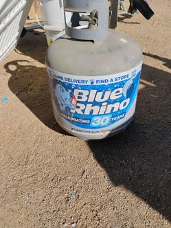 Blue Rhino propane tank